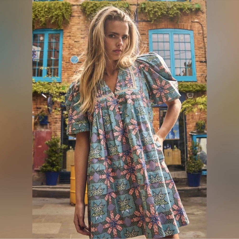 Hunter Bell Jenkins Quilt Patchwork Dress